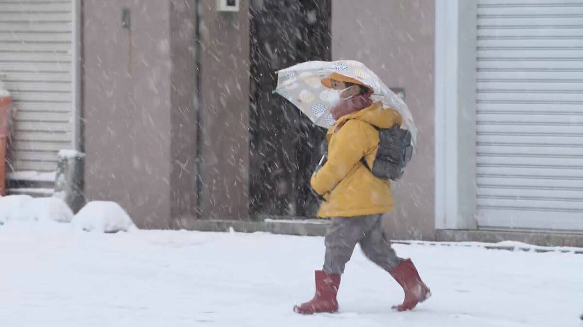 東海地方の各地で雪 三重･いなべ市で積雪15センチ 新幹線遅延や高速道路の予防的通行止めも 名古屋は積雪なしも｢凍える寒さ｣に