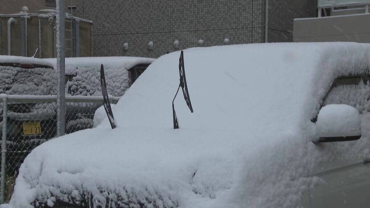 東海地方の各地で雪 三重･いなべ市で積雪15センチ 新幹線遅延や高速道路の予防的通行止めも 名古屋は積雪なしも｢凍える寒さ｣に