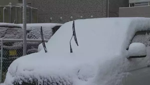 「東海地方の各地で雪 三重･いなべ市で積雪15センチ 新幹線遅延や高速道路の予防的通行止めも 名古屋は積雪なしも｢凍える寒さ｣に」の画像