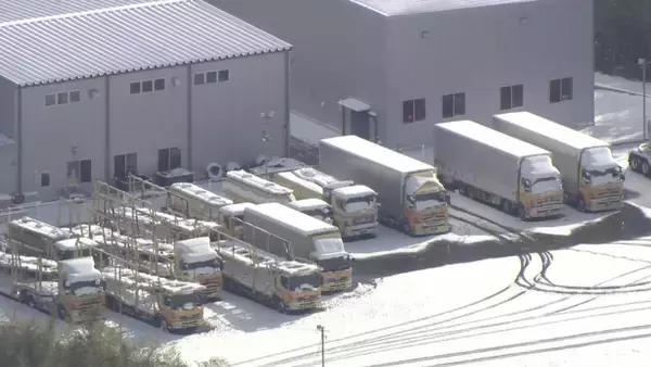 「東海地方の各地で雪 三重･いなべ市で積雪15センチ 新幹線遅延や高速道路の予防的通行止めも 名古屋は積雪なしも｢凍える寒さ｣に」の画像