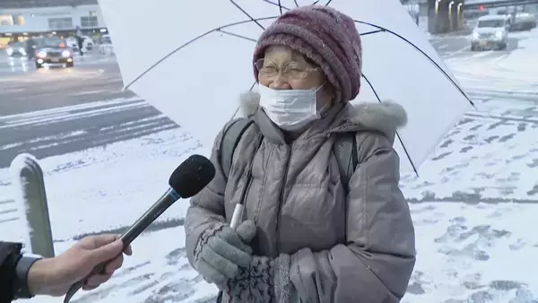 「東海地方の各地で雪 三重･いなべ市で積雪15センチ 新幹線遅延や高速道路の予防的通行止めも 名古屋は積雪なしも｢凍える寒さ｣に」の画像