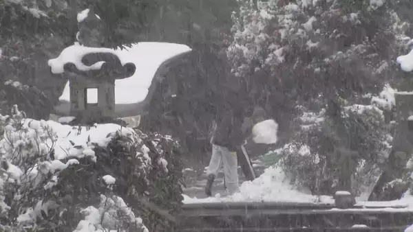 「東海地方の各地で雪 三重･いなべ市で積雪15センチ 新幹線遅延や高速道路の予防的通行止めも 名古屋は積雪なしも｢凍える寒さ｣に」の画像