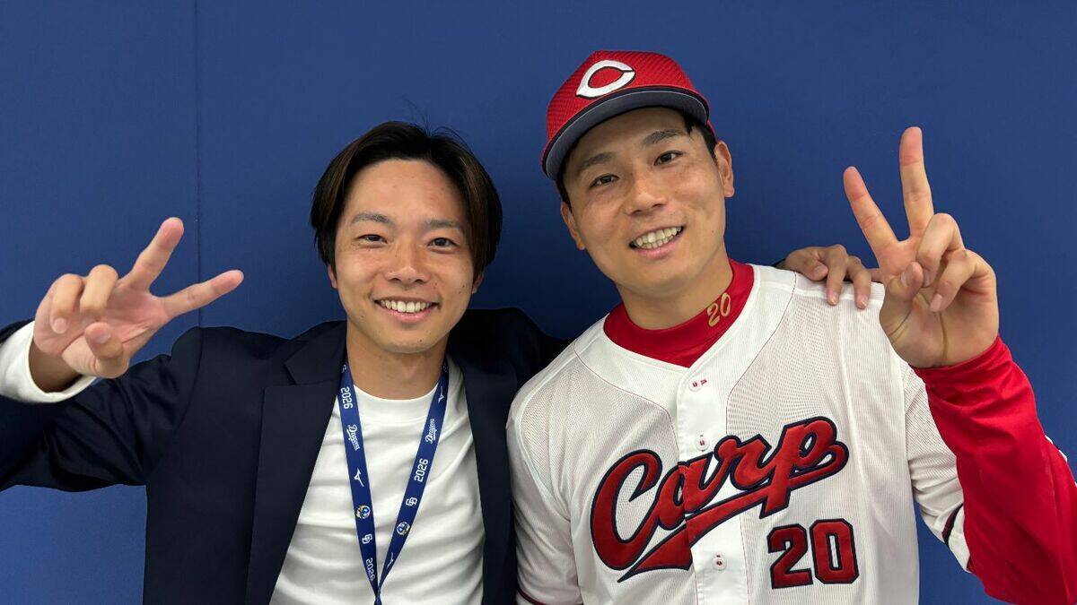 中日･髙橋宏斗が清々しい拍手 初完封の広島･栗林とベンチ前で交わした言葉 試合後、名城大の元後輩に届いた“1通のLINE”