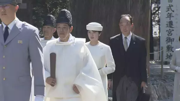 「愛子さまが伊勢神宮を参拝  ｢笑顔で手を振っていただいて…｣式年遷宮に向けた伝統行事“お木曳”に法被を着て参加」の画像