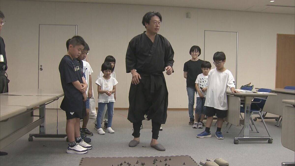 「災害でも何が何でも生き残る」”忍術”で学ぶ防災教室 三重・津市