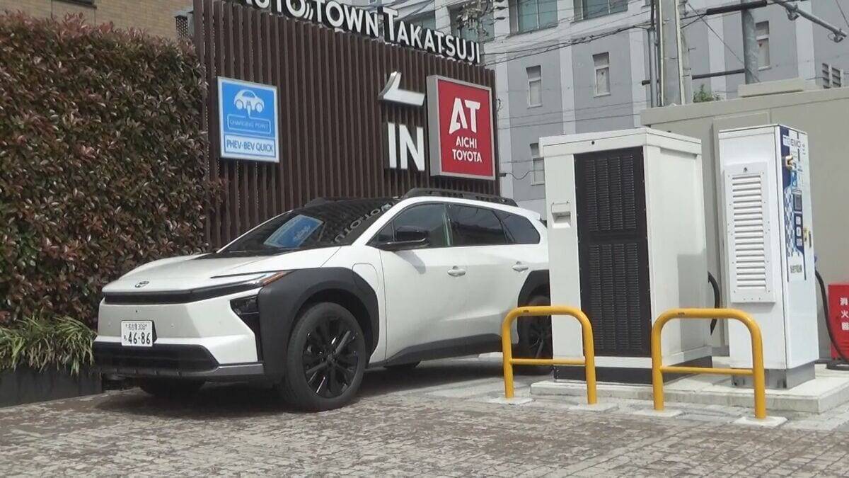 トヨタ自動車 EVの“新モデル”「bZ4X Touring」と“独自の充電サービス”を公開 EVのさらなる普及めざす