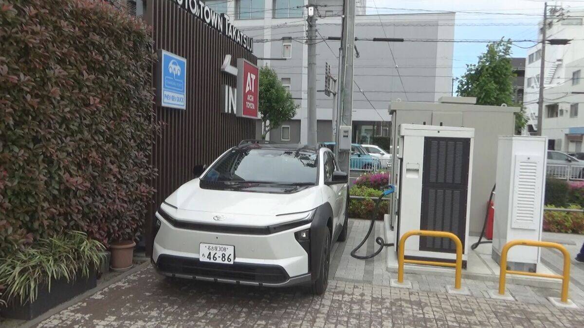 トヨタ自動車 EVの“新モデル”「bZ4X Touring」と“独自の充電サービス”を公開 EVのさらなる普及めざす