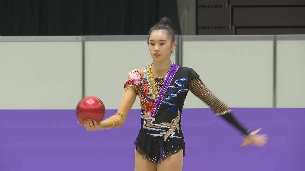 アジア大会 新体操の会場で“フェアリージャパン”が公開練習 ｢優勝に 