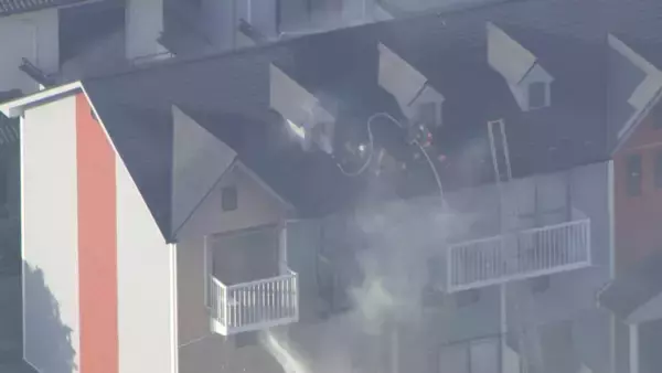 「【速報】岐阜･大垣市でアパート火災 住人1人と連絡取れず ｢1階の部屋から煙が出ている｣と通報」の画像