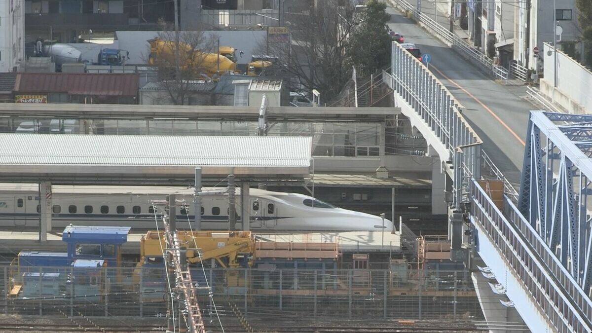 【速報】東海道新幹線 全線で運転再開 豊橋駅で線路内に立ち入り すでに見つかる