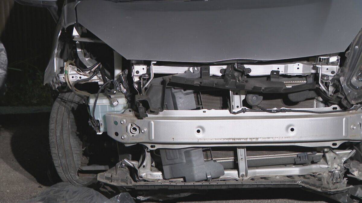 飲酒運転で事故 車を放置して逃げた会社員の男逮捕 「酒は事故をした後で気を落ち着かせるために飲んだ」と一部容疑を否認