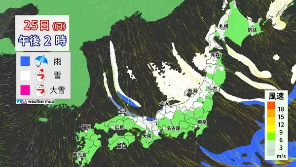 「【大雪情報】東海地方はいつ雪が降る？今夜は名古屋でも降雪予想 東海は25日（日）まで雪に警戒を 三重･いなべ市には｢大雪警報｣ 最新の雪シミュレーション」の画像