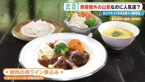 「6年かけて“独学”で建設 愛知の山奥に潜む“携帯圏外”でも客が絶えない飲食店 スゴ腕82歳の店主」の画像