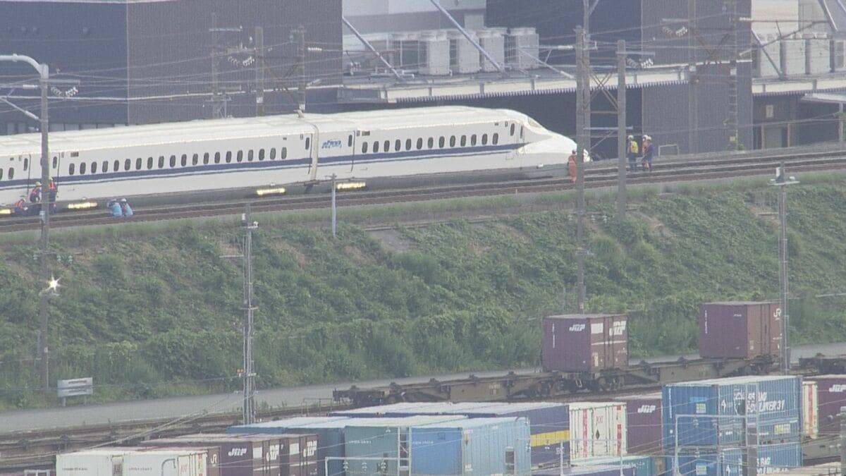 【速報】東海道新幹線 全線で運転見合わせ 運転再開には時間を要する見込み 浜松駅で線路内に人が立ち入り