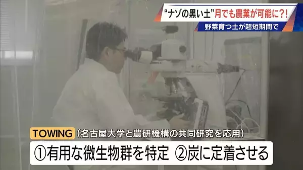 「“謎の黒い土” 月での農業を可能にする技術？甘いミニトマトの収穫はロボットで 日本の農業を変える最先端技術」の画像