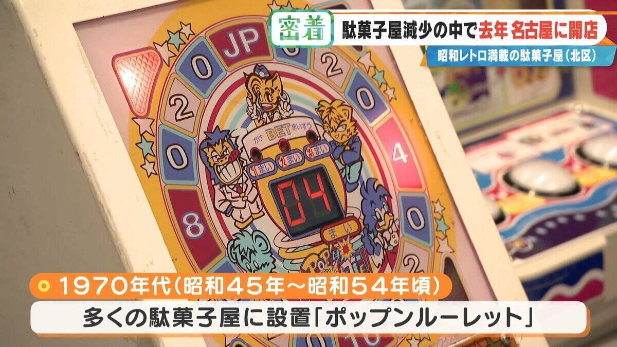 客が途絶えない名古屋の駄菓子屋さん “昭和100年”の去年オープン 30年で店舗数9分の1に減少…なぜ今子どもが殺到？