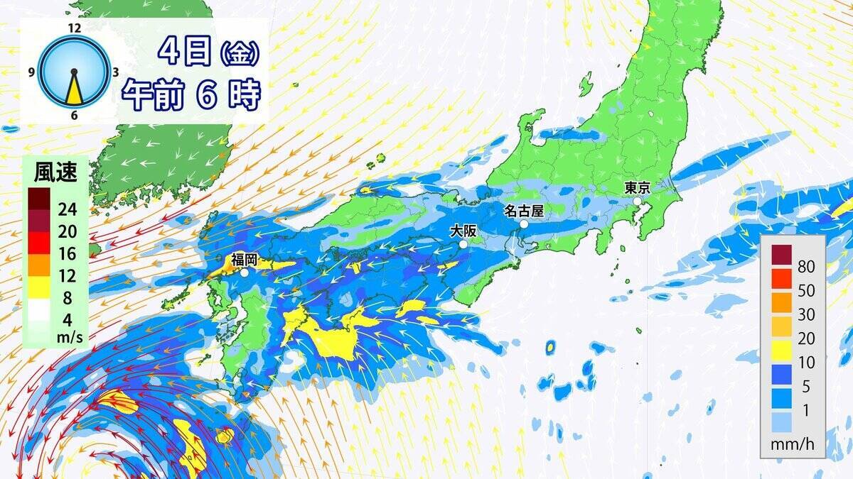 東海地方は広く雨 非常に激しい雨も 今後の雨シミュレーション 愛知･名古屋･岐阜･三重の天気予報（9/3）