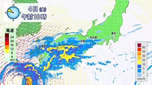 「東海地方は広く雨 非常に激しい雨も 今後の雨シミュレーション 愛知･名古屋･岐阜･三重の天気予報（9/3）」の画像