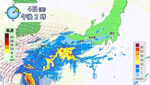 「東海地方は広く雨 非常に激しい雨も 今後の雨シミュレーション 愛知･名古屋･岐阜･三重の天気予報（9/3）」の画像