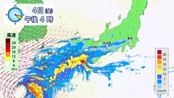 「東海地方は広く雨 非常に激しい雨も 今後の雨シミュレーション 愛知･名古屋･岐阜･三重の天気予報（9/3）」の画像