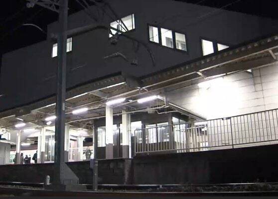 名鉄「笠松駅」構内で列車が一時的に「脱線」か…線路には痕跡と見られる数か所の傷 本線から“留置線”に移動する途中で異音発生 ケガ人なし 岐阜・笠松町
