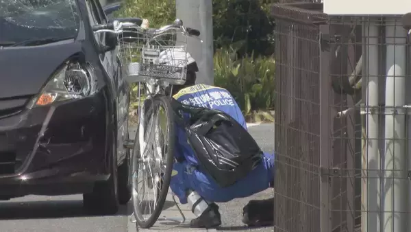 自転車の女子高校生が車にはねられ意識不明の重体 車を運転していた36歳会社員の男性から話を聞く 愛知･清須市
