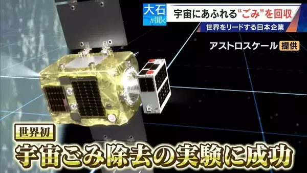 「廃棄された人工衛星やロケットの残骸… 宇宙にあふれる“ごみ”が深刻化 ｢宇宙の掃除｣に取り組む日本の最先端企業に潜入」の画像