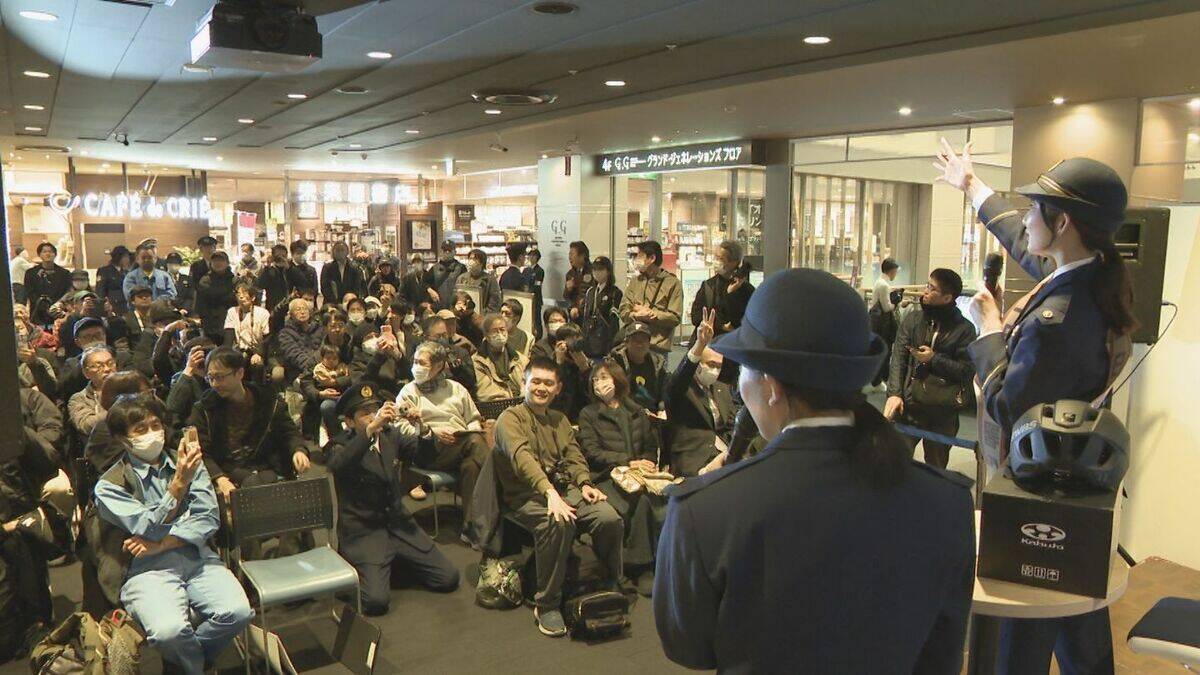 CBC友廣南実アナウンサーが一日警察署長に ｢110番通報｣の適切な利用呼びかける 愛知県警で去年受理した通報の約4分の1が緊急性なし 緊急以外の相談は ｢#9110｣で