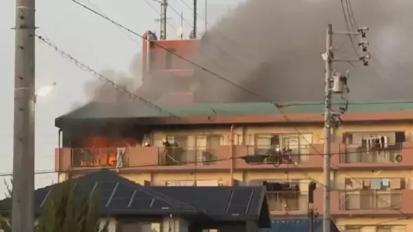 「集合住宅の一室が全焼 焼け跡から年齢性別不明の遺体見つかる 住人の男性（78）と連絡取れず」の画像