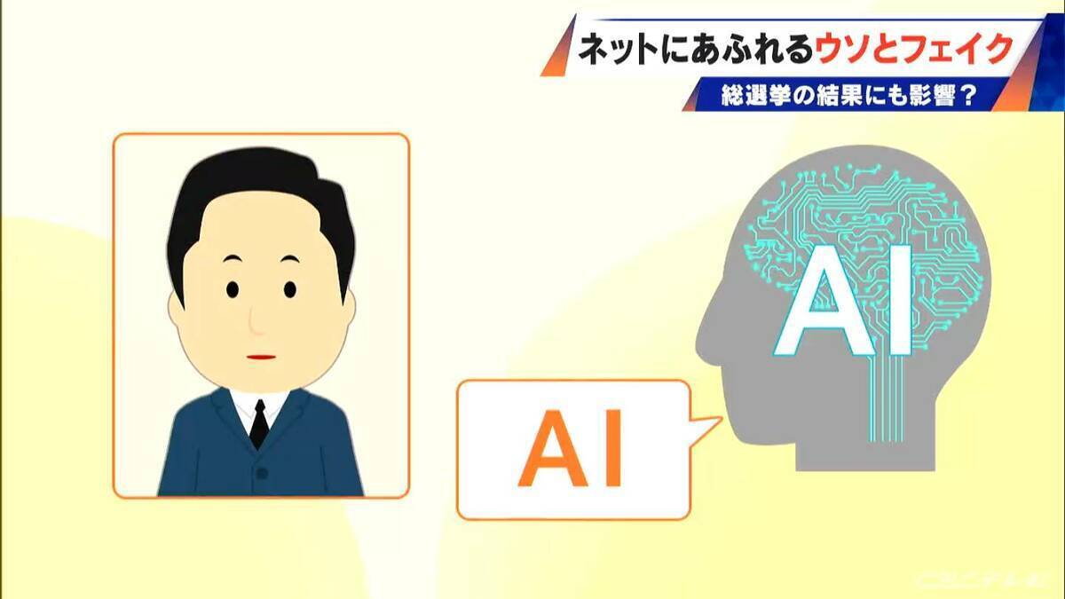 ネット上の“フェイク”が選挙を左右⁉ AIのウソをAIが見破る時代 0.13秒の“異変”見逃さず… 肉眼では判別不能なフェイク画像も判定