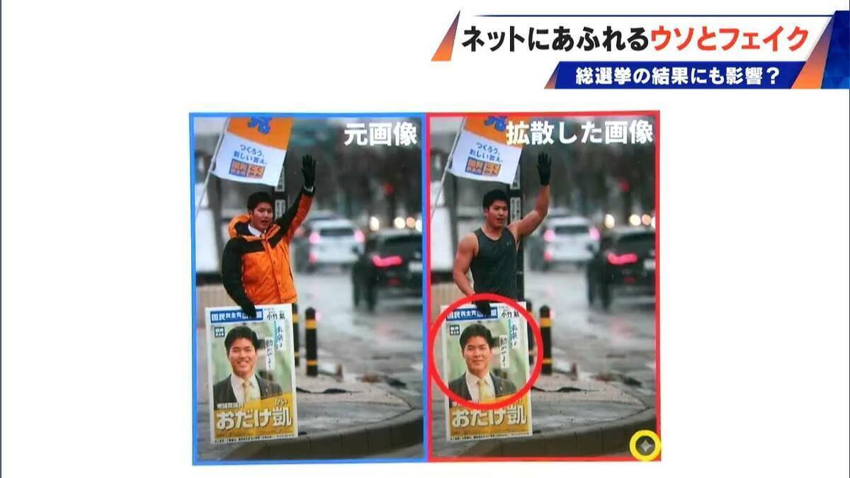 ネット上の“フェイク”が選挙を左右⁉ AIのウソをAIが見破る時代 0.13秒の“異変”見逃さず… 肉眼では判別不能なフェイク画像も判定