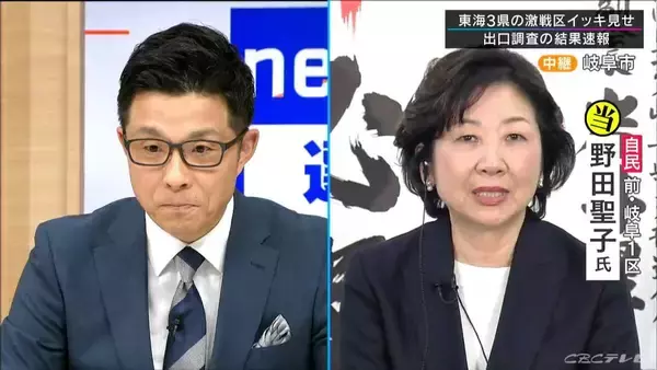 ｢清々しい選挙をやらせていただいた｣ 当選確実 岐阜1区 野田聖子氏（自民） 【衆議院選挙2026】