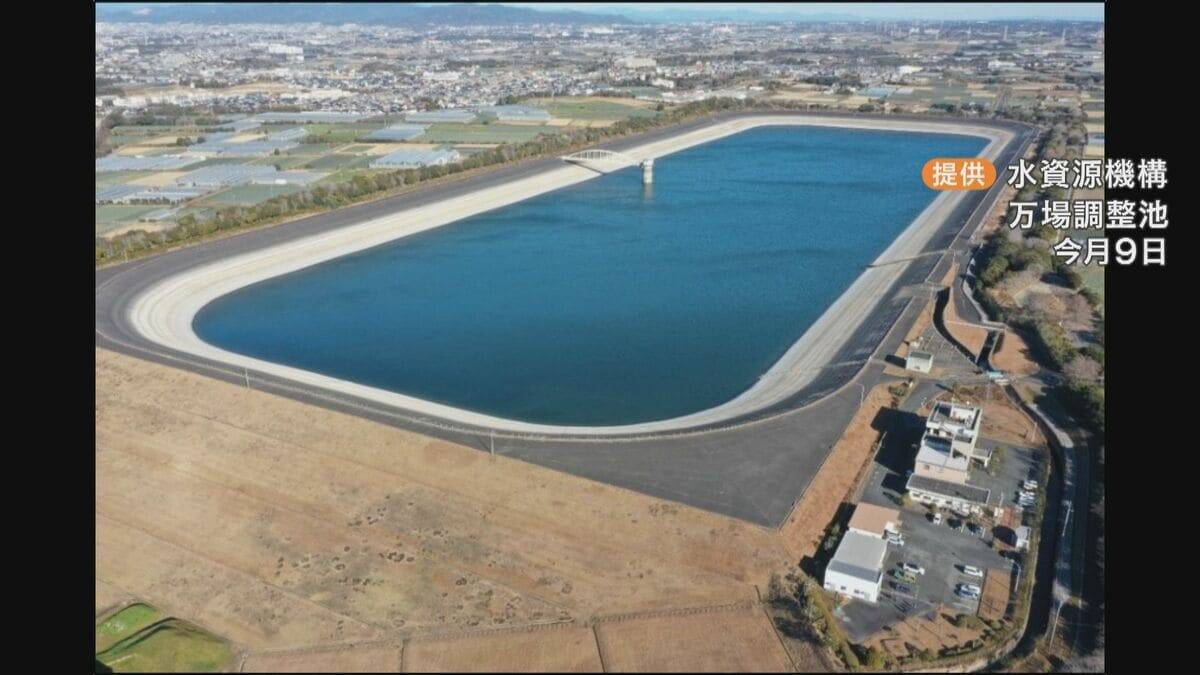 豊川用水がさらに節水強化 平年60％を超えの宇連ダムの貯水率が9.0%に… 水道用水は15％　農業用水・工業工業用水は20％の節水に引き上げ