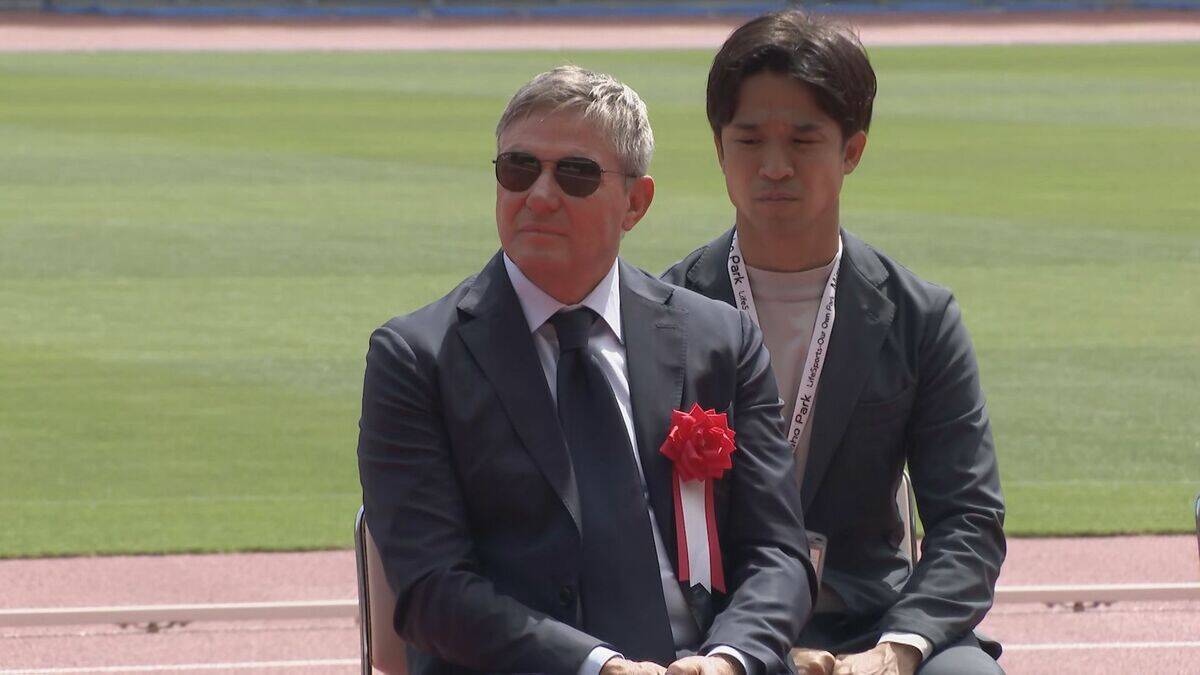 “アジア大会のメイン会場” 名古屋市瑞穂公園陸上競技場の完成記念式典 元グランパスの“ピクシー”ことストイコビッチ氏も完成祝う