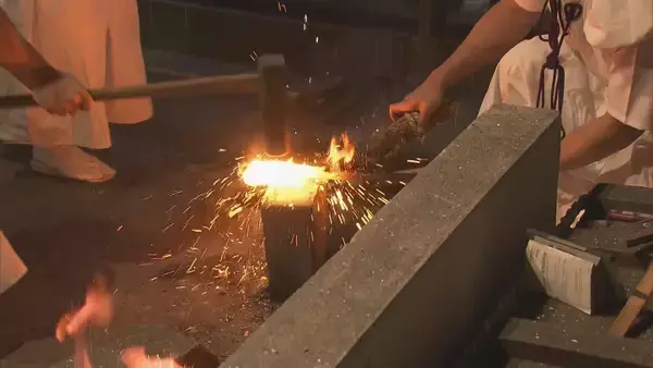 刃物の町で日本刀の“打ち初め式”「切れ味の鋭い１年に」岐阜・関市