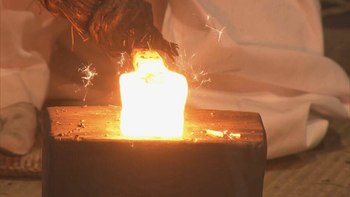 刃物の町で日本刀の“打ち初め式”「切れ味の鋭い１年に」岐阜・関市
