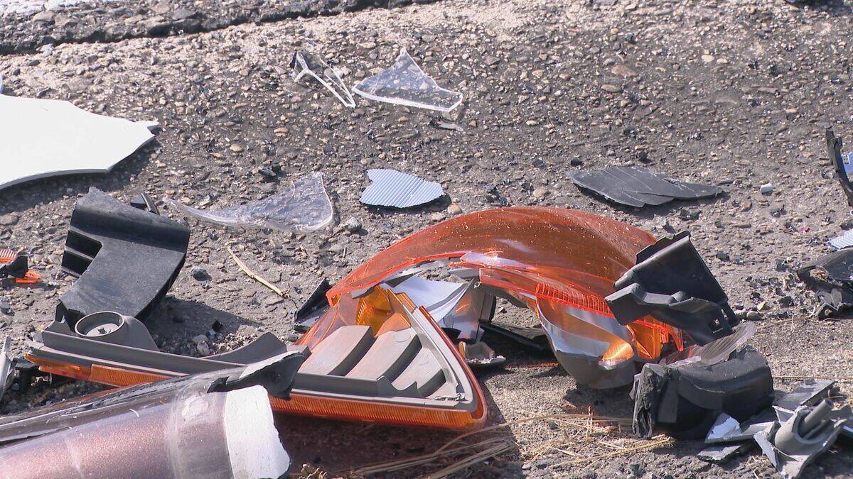 11台が絡む事故 ｢トラックが突っ込んできた｣ 信号待ちをしていた車に次々と… 2人搬送 愛知･豊田市の国道