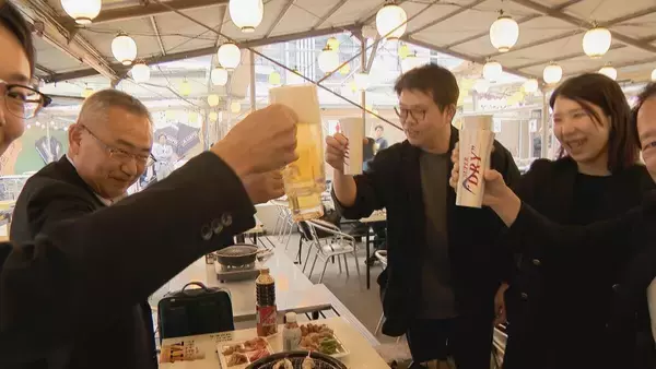 早くも名古屋で｢ビアガーデン｣オープン！ 市場直送の魚介やお値打ちな“未利用魚”を提供 ｢生きた魚が泳いでいて、新鮮｣ 名古屋･中村区 柳橋中央市場