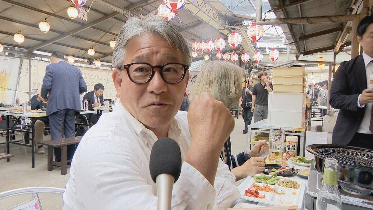 早くも名古屋で｢ビアガーデン｣オープン！ 市場直送の魚介やお値打ちな“未利用魚”を提供 ｢生きた魚が泳いでいて、新鮮｣ 名古屋･中村区 柳橋中央市場