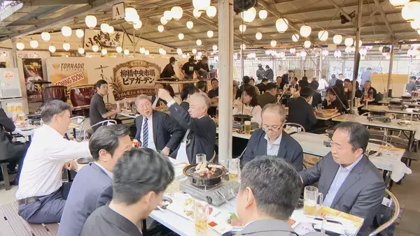 「早くも名古屋で｢ビアガーデン｣オープン！ 市場直送の魚介やお値打ちな“未利用魚”を提供 ｢生きた魚が泳いでいて、新鮮｣ 名古屋･中村区 柳橋中央市場」の画像