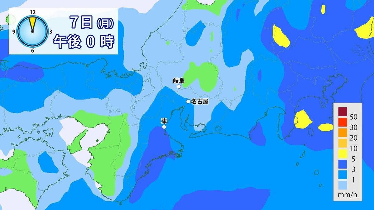 【台風情報】東海地方 台風×前線で月曜日にかけて大雨おそれ 雨の本番は日曜夜から？今後の雨シミュレーション