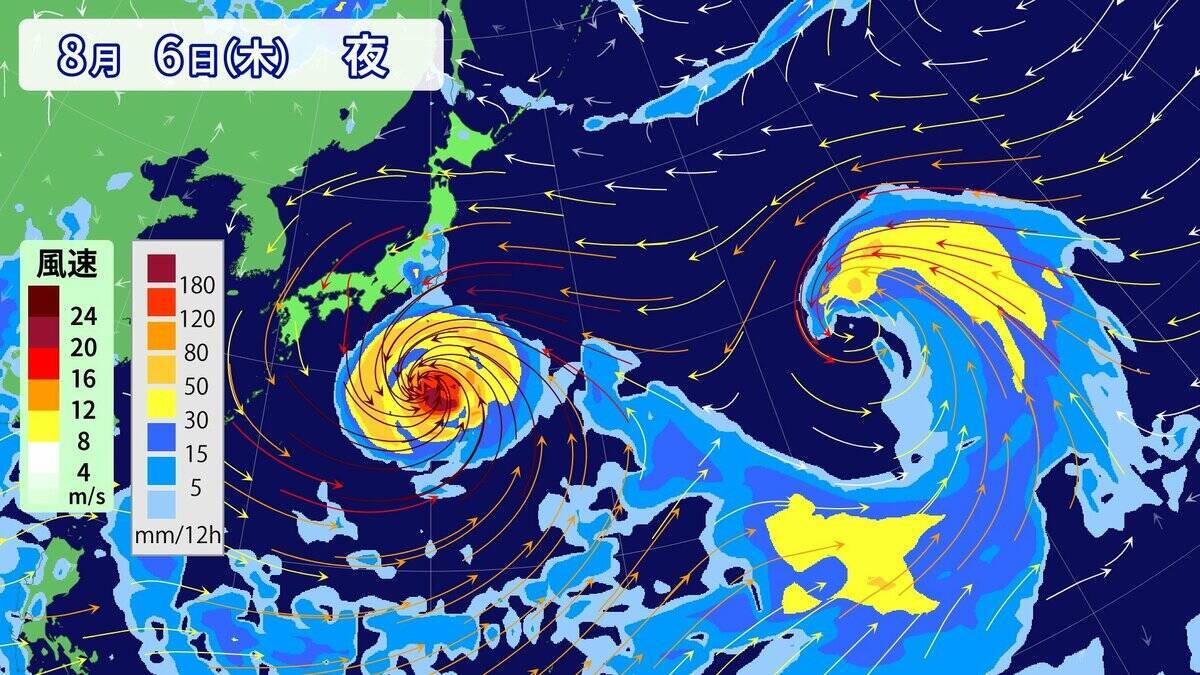 台風13号 8月上旬にかけて日本へ接近おそれ 今後“猛烈な”勢力に発達予想 ｢ドルフィン｣ の進路は？雨･風シミュレーション【台風情報】