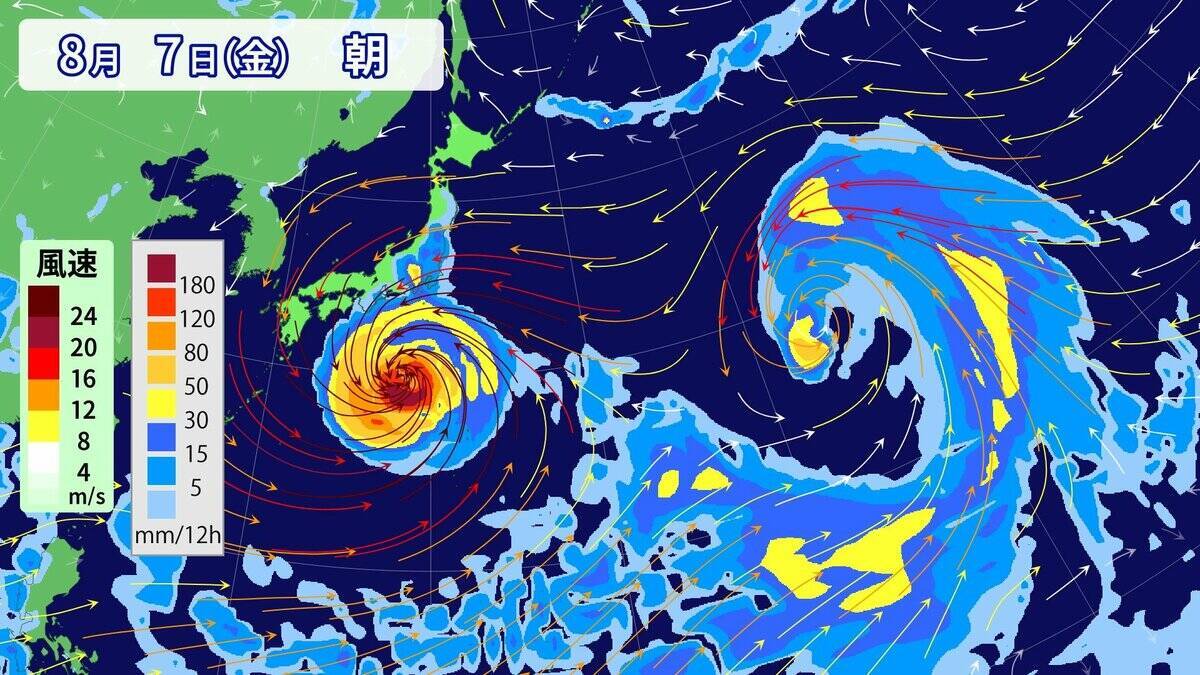 台風13号 8月上旬にかけて日本へ接近おそれ 今後“猛烈な”勢力に発達予想 ｢ドルフィン｣ の進路は？雨･風シミュレーション【台風情報】