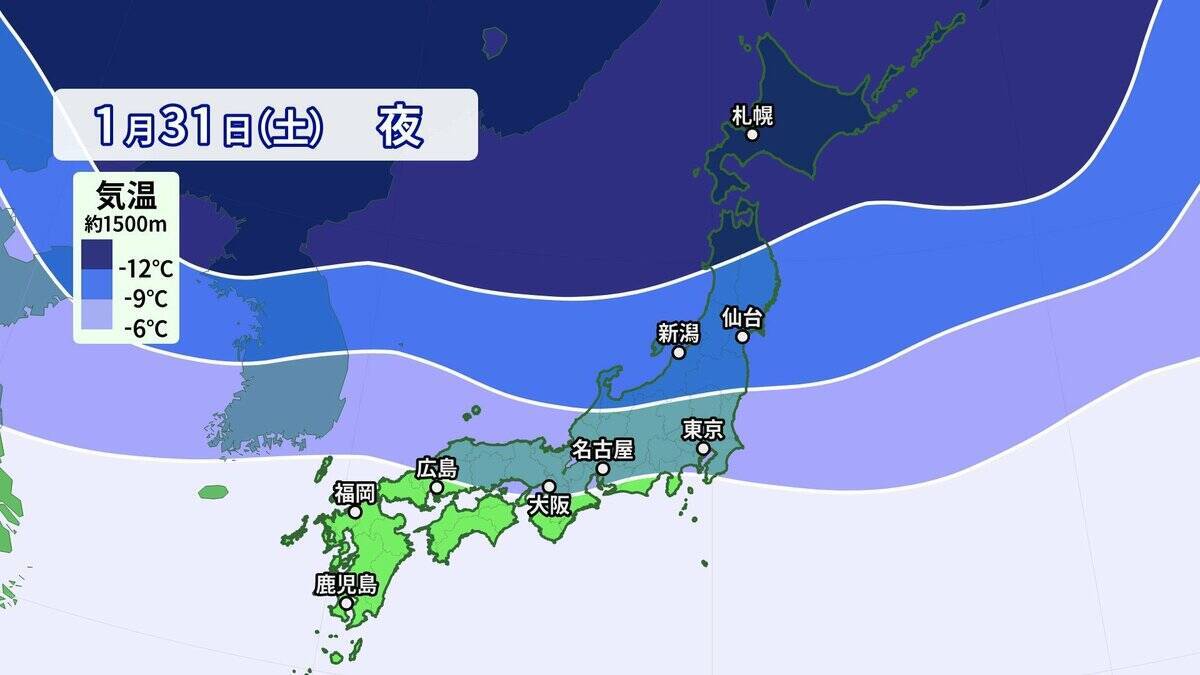 【雪情報】今週後半は名古屋で再び｢雪｣予想 また強い寒気が襲来… 先週の最長寒気と何が違う？最新の雪シミュレーション