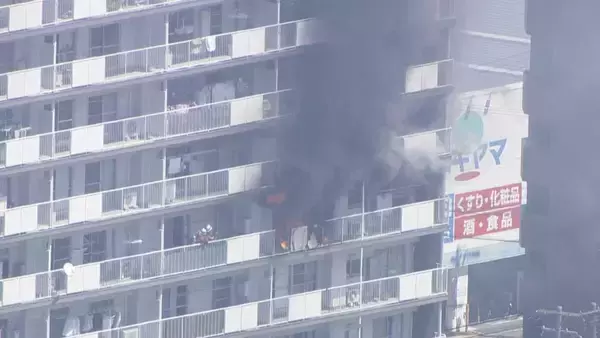 「名古屋でマンション火災 90代女性がやけど ｢6階から黒煙が出ている｣と通報 地下鉄桜通線･瑞穂運動場西駅近くの住宅街」の画像