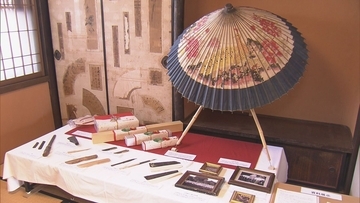 途絶えた伝統、取り戻せるか　「伊勢山田傘」を旧家で展示　