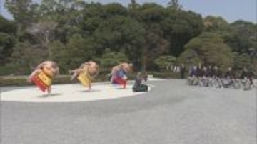 “春のお伊勢場所”伊勢神宮で「神宮奉納大相撲」が開催　横綱「大の里」と「豊昇龍」が土俵入りを奉納
