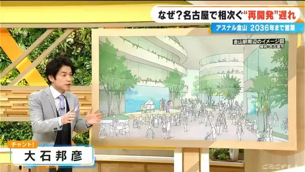 「なぜ名古屋で相次ぐ？再開発見直し 名駅に金山でも…“建設費高騰のスピード”に“事業費”となるオフィスやテナントの賃料が追い付かない【大石邦彦解説】」の画像