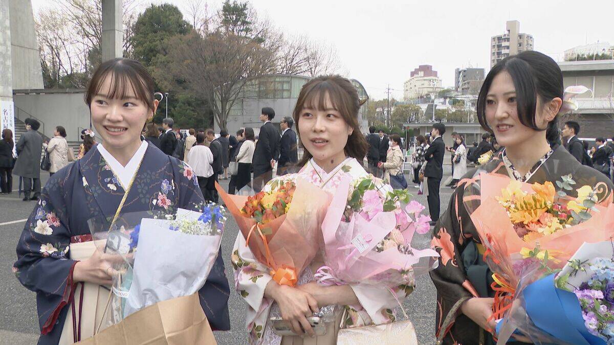 名古屋大学で卒業式 コロナ禍の入学で｢色んな人に助けてもらいながら乗り越えた｣ 4122人が巣立ち今後の抱負は？