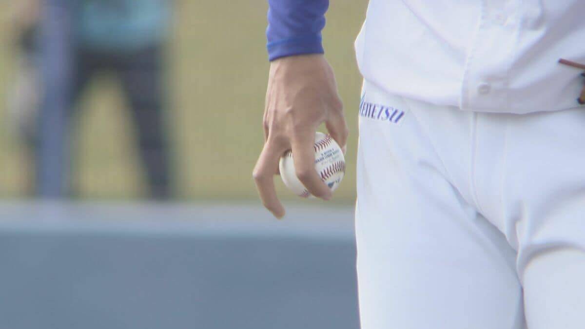 中日ドラゴンズ 髙橋宏斗投手(23) WBC使用ボールで最速154キロ ｢納得の投球｣ 侍ジャパン合宿へ弾み【沖縄キャンプ】